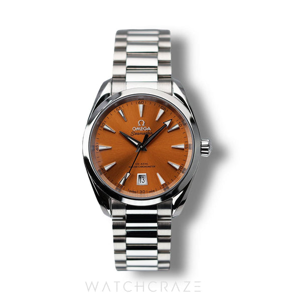 2023 OMEGA AQUA TERRA ORANGE DIAL 38MM 220.10.38.20.12.001