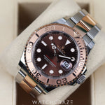 2023 ROLEX YACHT-MASTER TWO TONE CHOCOLATE DIAL 40MM 126621
