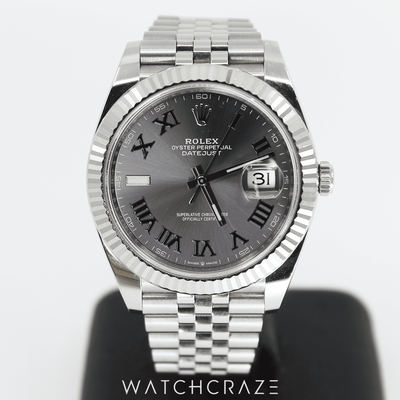 2020 ROLEX DATE JUST 41 WIMBLEDON DIAL 41MM 126334