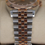 2023 ROLEX DATEJUST SLATE DIAL 36MM 126231 TWO TONE ROSE GOLD STAINLESS STEEL