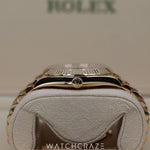 2023 ROLEX DAY-DATE YELLOW GOLD BLACK DIAL W/ BAGUETTE MARKERS 40MM 228238a