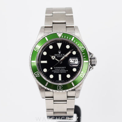 2006 ROLEX SUBMARINER BLACK DIAL ‘KERMIT’ 40MM 16610LV