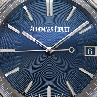 2023 AUDEMARS PIGUET CODE 11.59 BLUE GUILLOCHE DIAL 41MM 15210ST.OO.A348KB.01
