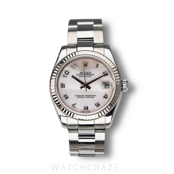 ROLEX DATEJUST MOTHER OF PEARL DIAL 31MM 178274