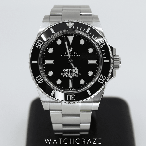 2022 ROLEX SUBMARINER NO DATE STAINLESS STEEL 41MM 124060