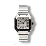 2019 CARTIER SANTOS DE CARTIER MEDIUM STAINESS STEEL WSSA0010