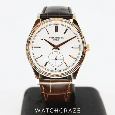 2023 PATEK PHILIPPE CALATRAVA ROSE GOLD 39MM 6119R-001