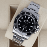 2017 ROLEX SUBMARINER NO DATE BLACK DIAL 40MM