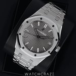 2020 AUDEMARS PIGUET ROYAL OAK GREY DIAL 41MM 15500ST.OO.1220ST.02