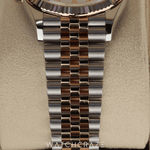 2024 ROLEX DATEJUST TWO TONE ROSE GOLD AND STEEL WHITE DIAL 36MM 126231