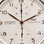2016 IWC PORTUGIESER CHRONOGRAPH SILVER DIAL 40MM IW371445