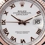 2024 ROLEX DATEJUST TWO TONE ROSE GOLD AND STEEL WHITE DIAL 36MM 126231