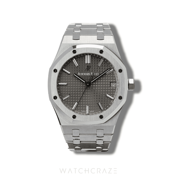2020 AUDEMARS PIGUET ROYAL OAK GREY DIAL 41MM 15500ST.OO.1220ST.02
