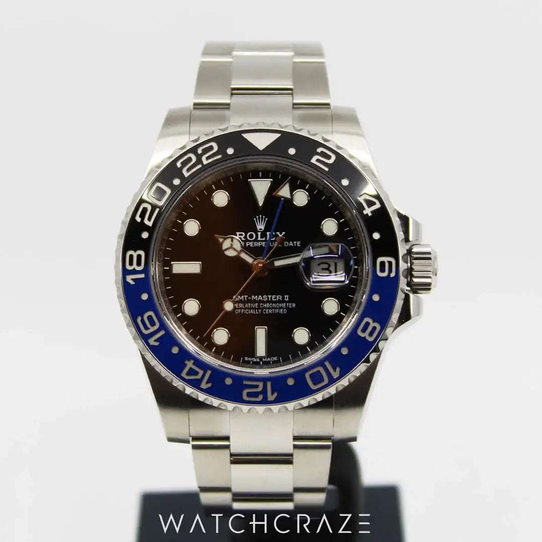 2018 ROLEX GMT-MASTER II "BATMAN" 40MM 116710BLNR