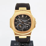 2022 PATEK PHILIPPE NAUTILUS MOON PHASE GOLD 40MM 5712R-001