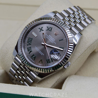 2022 ROLEX DATEJUST WIMBLEDON 41MM 126334