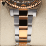 2022 ROLEX GMT MASTER II TWO TONE ROSE GOLD AND STEEL ROOTBEER 40MM 126711CHNR 'STICKERS APPLIED'