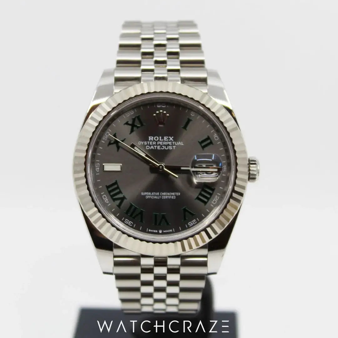 2022 ROLEX DATEJUST WIMBLEDON 41MM 126334