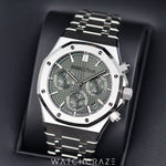2024 AUDEMARS PIGUET ROYAL OAK CHRONOGRAPH 50TH ANNIVERSARY GREEN DIAL 41MM 26240ST.OO.1320ST.04