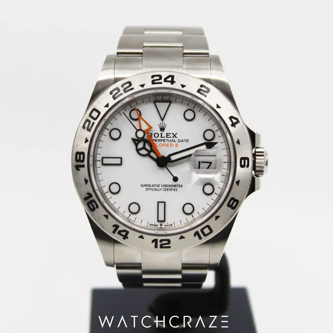 2021 ROLEX EXPLORER II WHITE DIAL 42MM 226570