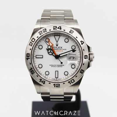 2021 ROLEX EXPLORER II WHITE DIAL 42MM 226570