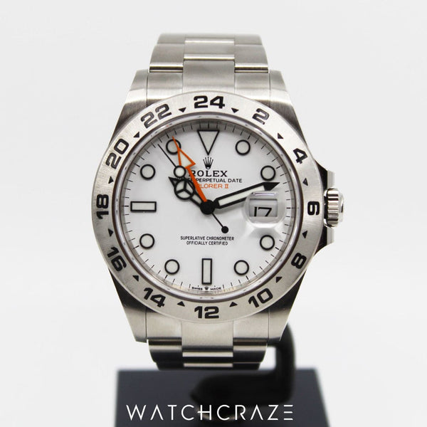 2021 ROLEX EXPLORER II WHITE DIAL 42MM 226570