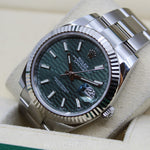2023 ROLEX DATEJUST MINT MOTIF DIAL 41MM 126334