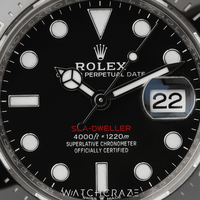 2022 ROLEX SEA-DWELLER BLACK DIAL 43MM 126600