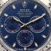 2024 ROLEX COSMOGRAPH DAYTONA WHITE GOLD BLUE DIAL 40MM 116509