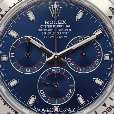 2024 ROLEX  COSMOGRAPH DAYTONA WHITE GOLD BLUE DIAL 40MM 116509