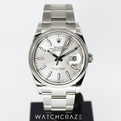 2023 ROLEX DATEJUST SILVER 36MM 126200