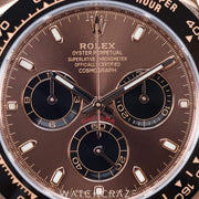 2022 ROLEX DAYTONA ROSE GOLD CHOCOLATE DIAL 40MM 116515LN