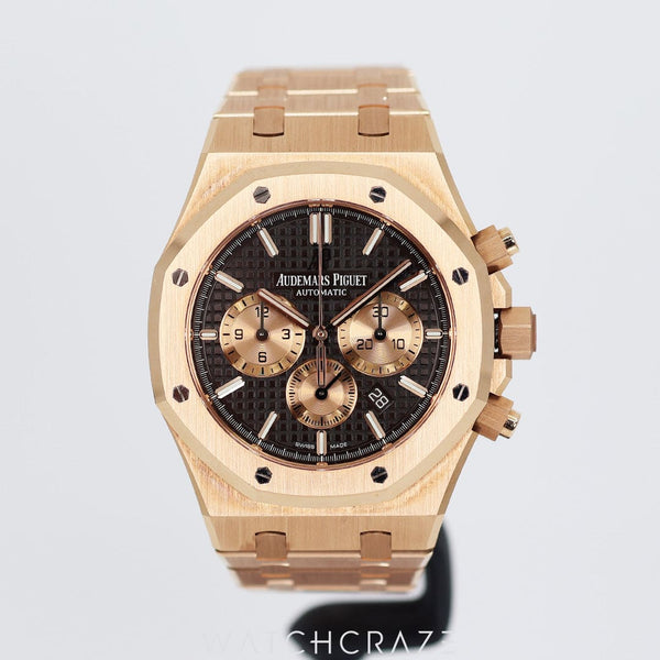 2019 AUDEMARS PIGUET ROYAL OAK CHRONOGRAPH ROSE GOLD 41MM 26331OR.00.12200R.02