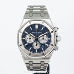 2019 AUDEMARS PIGUET ROYAL OAK CHRONOGRAPH STEEL BLUE DIAL 41MM 26331ST.OO.1220ST.01