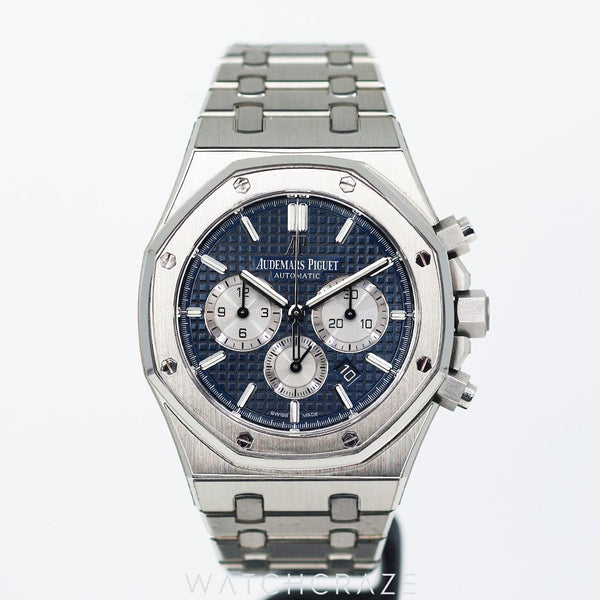 2019 AUDEMARS PIGUET ROYAL OAK CHRONOGRAPH STEEL BLUE DIAL 41MM 26331ST.OO.1220ST.01