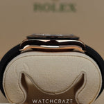 2020 ROLEX COSMOGRAPH DAYTONA BLACK DIAL EVEROSE GOLD 40MM 116515LN