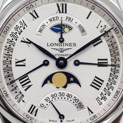 2019 LONGINES MASTER COLLECTION RETROGRADE MOONPHASE 41MM L2.738.4.71.3