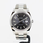 2023 ROLEX DATEJUST RHODIUM 41MM 126300