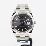 2023 ROLEX DATEJUST RHODIUM 41MM 126300