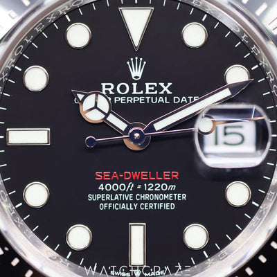 2022 ROLEX SEA-DWELLER BLACK DIAL 43MM 126600