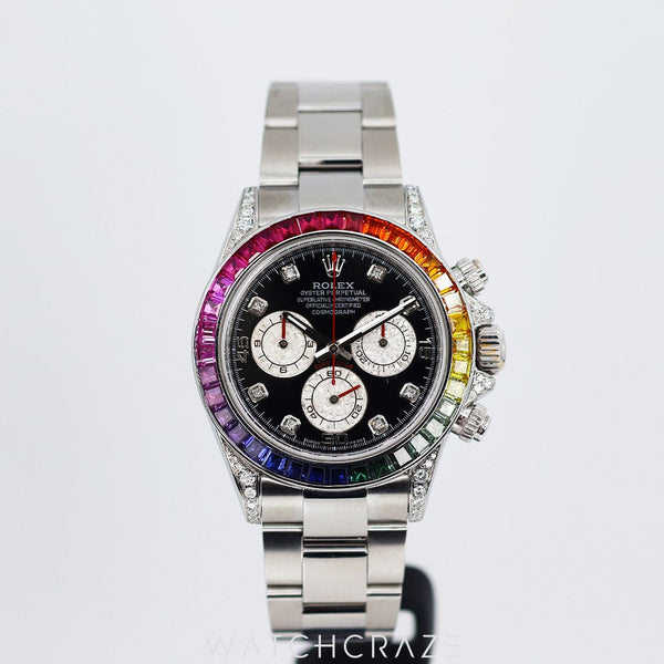 ROLEX DAYTONA BLACK DIAL 40MM 116523