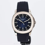 2025 PATEK PHILIPPE AQUANAUT BLUE SQUARE DIAL WHITE GOLD 42.2MM 5168G-001