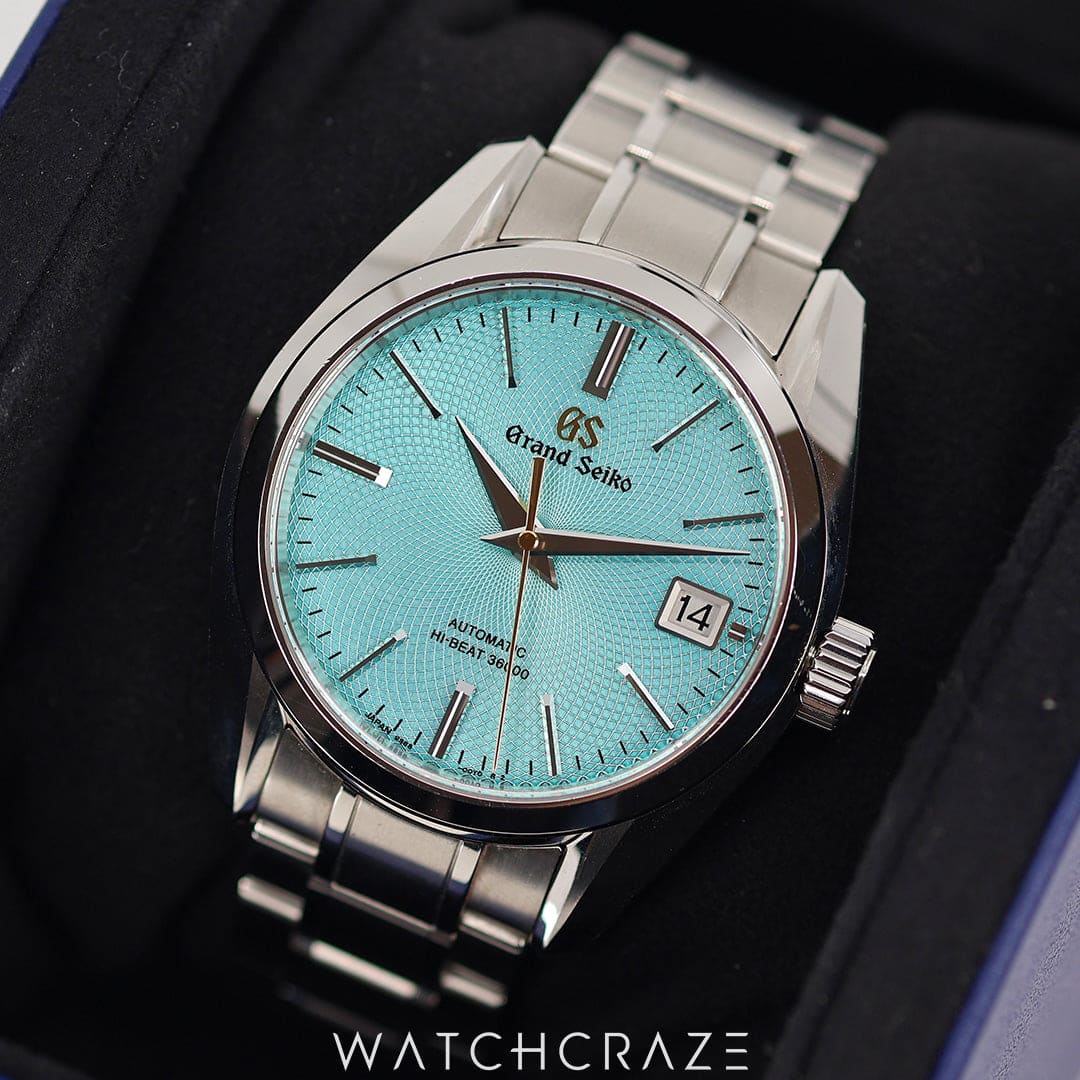 2023 GRAND SEIKO HERITAGE OCEANIA WHIRLPOOL BLUE DIAL 40MM SBGH331