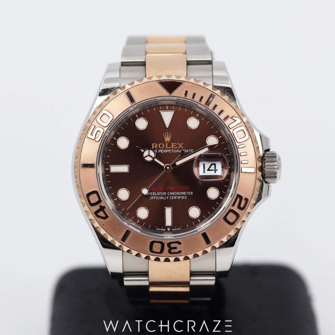2023 ROLEX YACHT-MASTER TWO TONE CHOCOLATE DIAL 40MM 126621