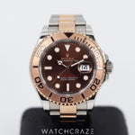 2023 ROLEX YACHT-MASTER TWO TONE CHOCOLATE DIAL 40MM 126621