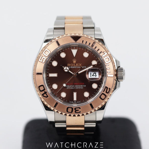 2023 ROLEX YACHT-MASTER TWO TONE CHOCOLATE DIAL 40MM 126621