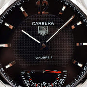 2008 TAG HEUER CARRERA BLACK DIAL 43MM WV3010