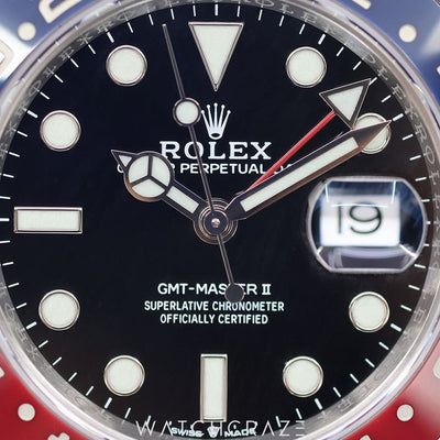 2021 ROLEX GMT MASTER II PEPSI 126710BLRO 40MM