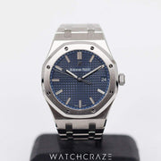 2019 AUDEMARS PIGUET ROYAL OAK BLUE DIAL 41MM 15500ST.OO.1220ST.01