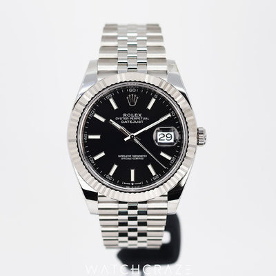 2024 ROLEX DATEJUST BLACK DIAL 41MM 126334